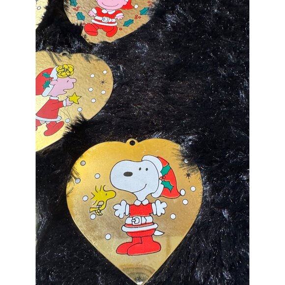 Vintage PEANUTS Christmas Ornament Brass1950 to 1965 Round Heart Shape - Picture 2 of 14